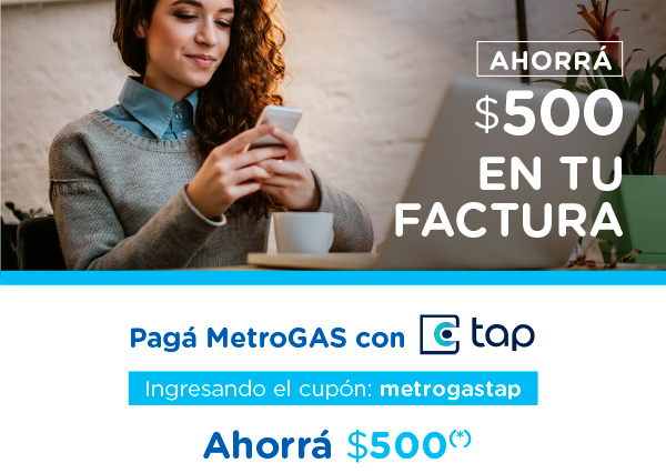 Ahorrá $500 en tu factura
