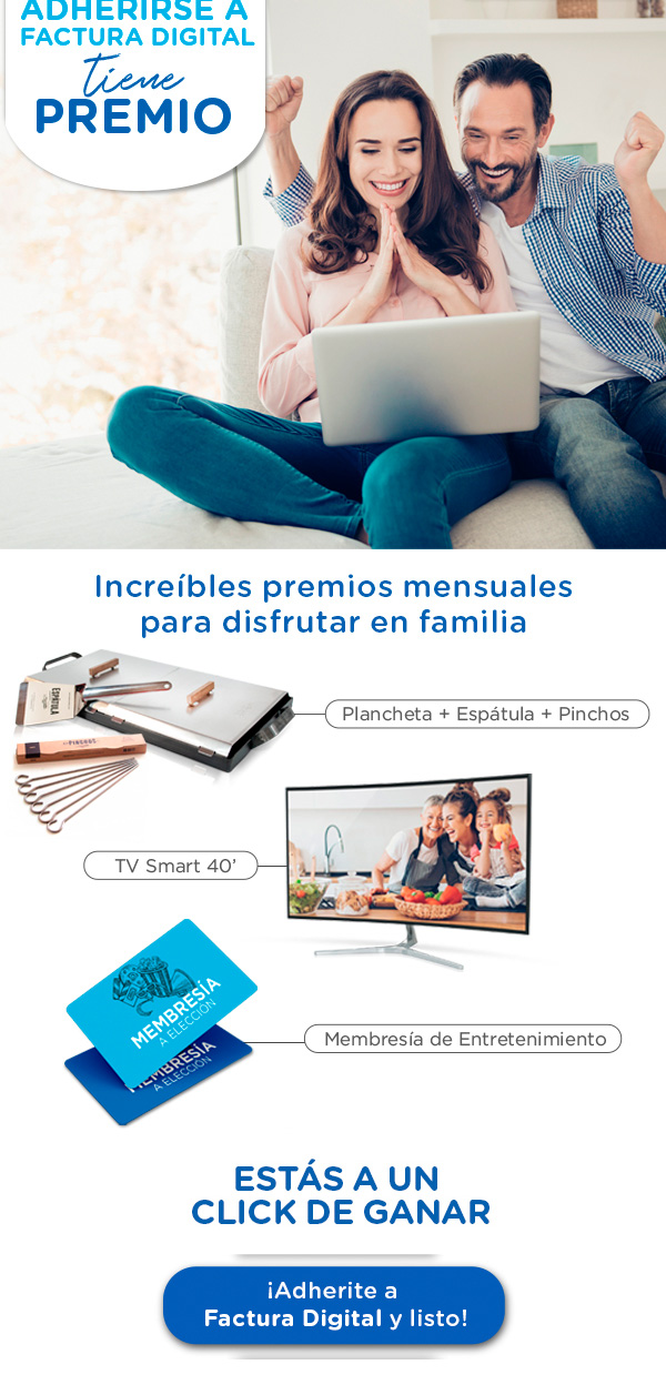 Adherirse a la Factura Digital tiene premio